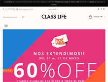 Tablet Screenshot of class-life.com